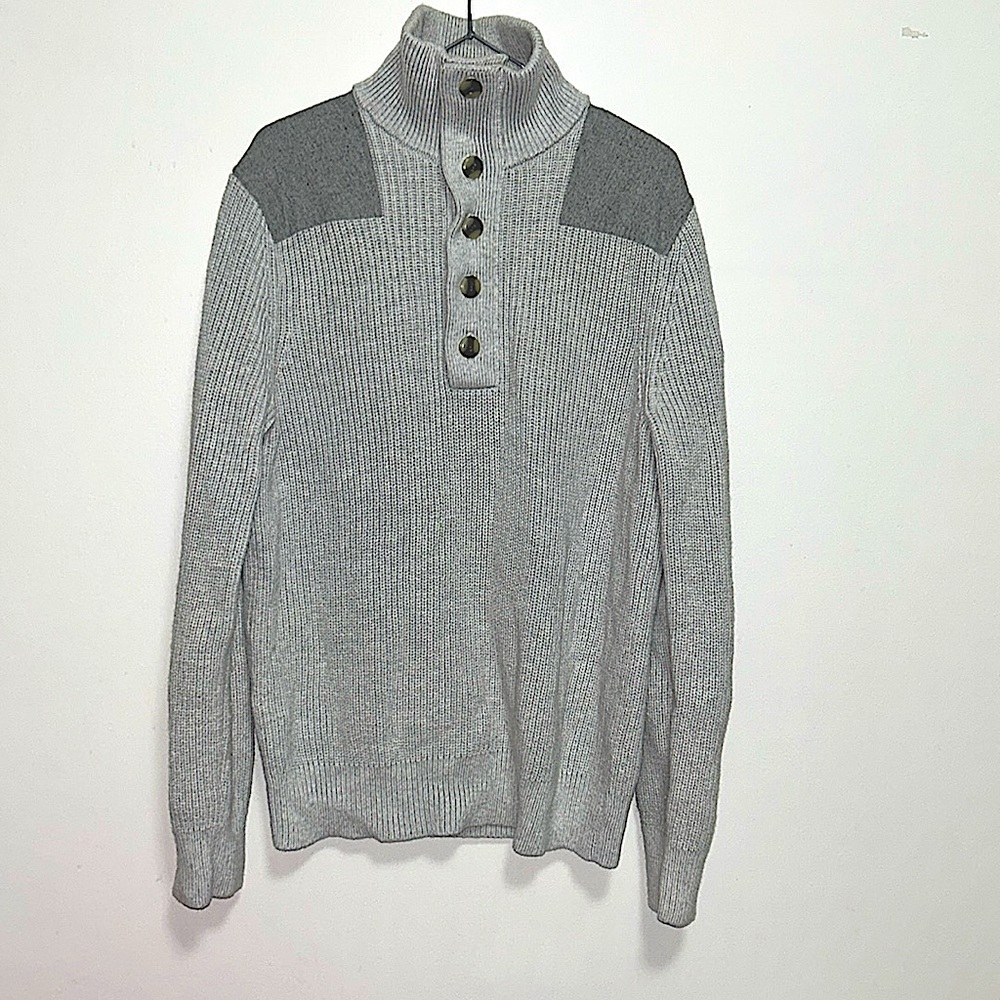 Banana Republic Gray Crew Neck Sweater